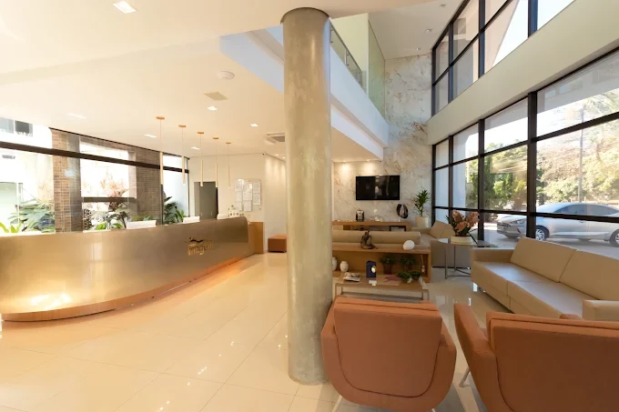 Lobby da Clínica Imagem em Dourados